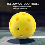 Durable Outdoor Pickleballs (40 Holes)