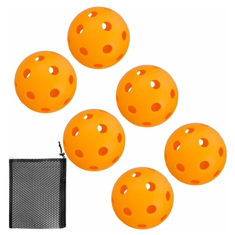 Orange Indoor Pickleballs (26 Holes)